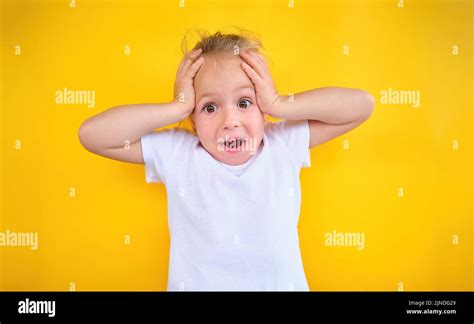Portrait Astonished Little Girl Hi Res Stock Photography And Images Alamy