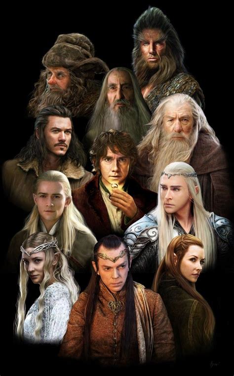 The Hobbit Characters Il Signore Degli Anelli Signore Degli Anelli