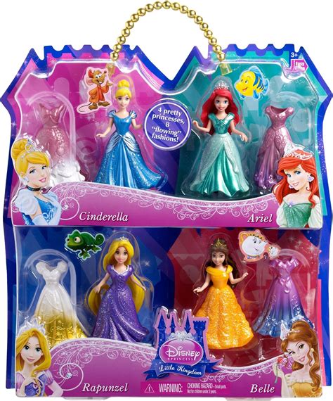Disney Princess Magiclip 4 Pack Tset Dolls Amazon Canada