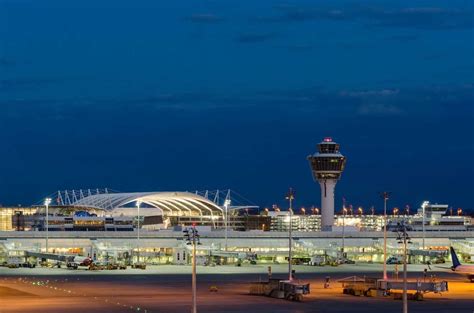 It is located 28 km northeast of downtown münchen, and popular by regional airlines. Franz Josef Strauss Airport Munich - Germany (Spectacular ...