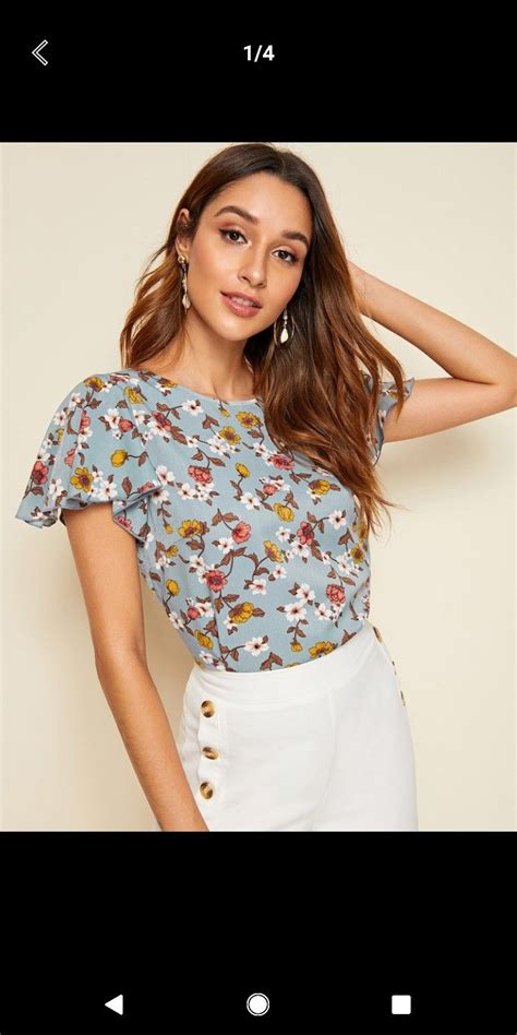 Pin By Mara Anderson On Wardrobe Cleanse Fashion Crop Tops Floral Tops
