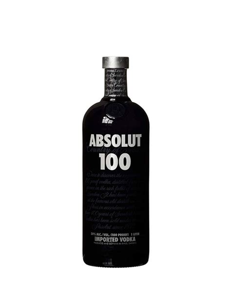 Vodka Absolut 100 Black Lafuente La Tienda Online De Vinos Y