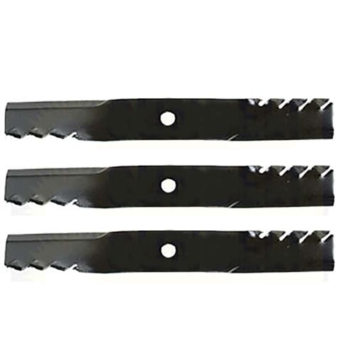 3 Toothed Mower Blades For John Deere Ztrak Z525e Z535m Z540m Z375r