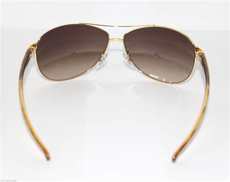 Ray Ban Sunglasses Aviator 3386 001 13 63 Gold Tortoise Brown Gradient Original