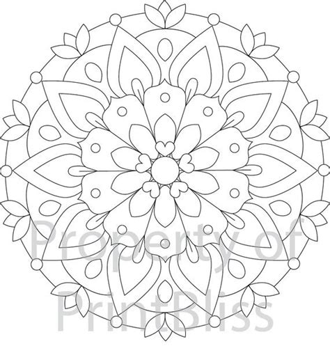 Here is a list of coloring pages that you can download and print for free. 2. Flower Mandala printable coloring page