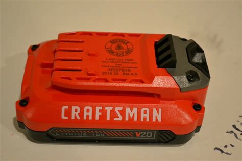 Craftsman craftsman 320.26302 craftsman 26302 craftsman 26314. New Craftsman V20 CMCB201 20 Volt 1.3Ahr Lithium Ion ...