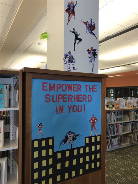 Empower The Superhero In You Summer Reading Bulletin Board Reading