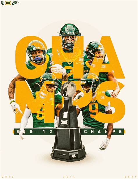 Baylor Football on Twitter: "𝐁𝐈𝐆 𝟏𝟐 𝐂𝐇𝐀𝐌𝐏𝐒 𝐀𝐆𝐀𝐈𝐍 #N##N#For the 3⃣rd