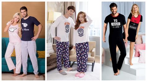 Pijamas Para Parejas ¡tendencias Súper Divertidas Originales Y Cómodas
