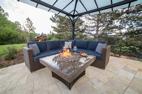 Maybe you would like to learn more about one of these? Gas Fire Table with Outdoor Furniture - Modern - Patio ...