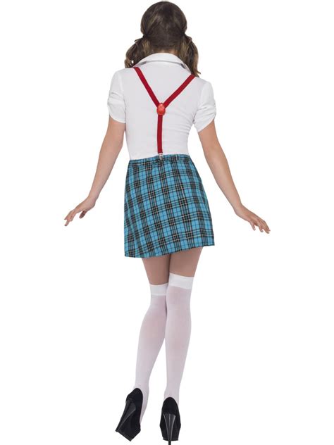 Adult Geek School Girl Costume 41040 Fancy Dress Ball