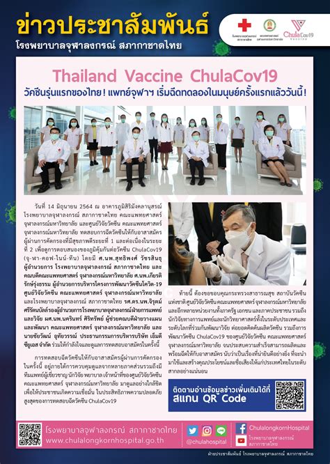 Thailand Vaccine ChulaCov19 วัคชีนรุ่นแรกของไทย ! แพทย์จุฬาฯ เริ่มฉีดทดลองในมนุษย์ครั้งแรกแล้ว ...
