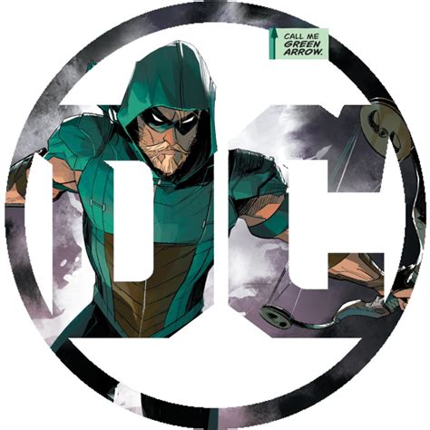 The New Dc Logo Released After Rebirth Customized For Green Arrows New