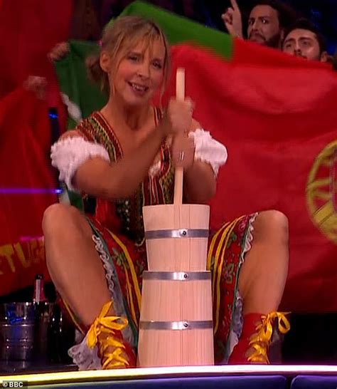 Eurovision Mel Giedroyc Shocks With VERY Suggestive Turn As Milkmaid Trends Now