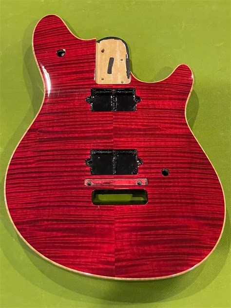 Peavey Wolfgang Special Flame Top Trans Red Reverb