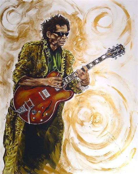 Ronnie Wood Keith Another Great Painting By Woodie Ronnie Wood Art