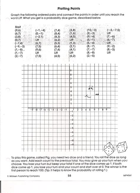 Graph Coordinate Pictures Worksheet24