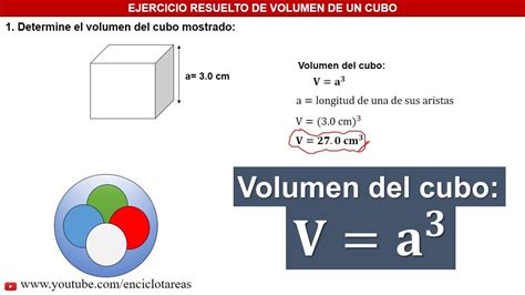 Volumen De Un Cubo Youtube