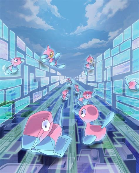 An Animated Video Game Scene With Pink And Blue Characters Riding