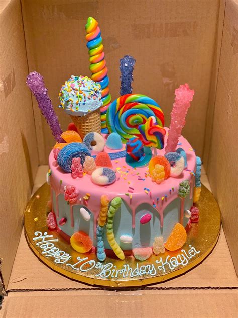 Candy Theme Birthday Cake Pasteles Divertidos Tortas Con Golosinas