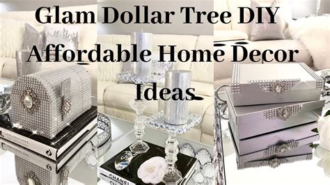 Home Decor Diy Collab Glam Dollar Tree Diys Affordable Decor Ideas Youtube