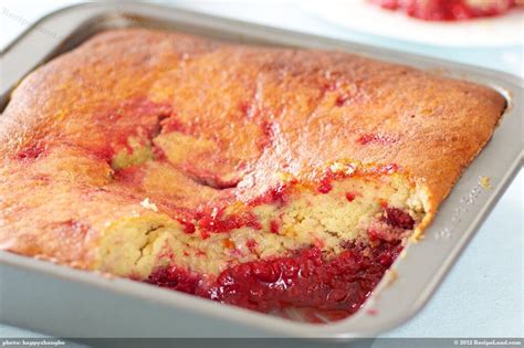 Raspberry Pudding Cake Recipe
