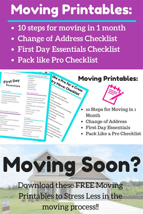 You Need These Printables Super Helpful When Planning To Moving Or In