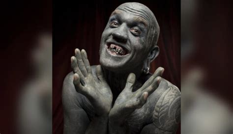 Photos I’m No Different To Anyone Else — Lucky Diamond Rich World S Most Tattooed Man