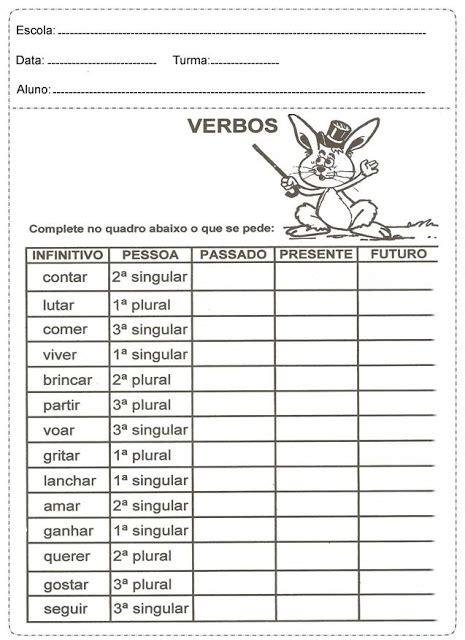 Atividades De Português 4° Ano Para Imprimir — SÓ Escola