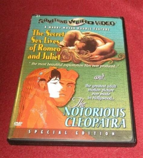 Secret Sex Lives Of Romeo And Juliet Notorious Cleopatra Dvd 2002 Something Weird For Sale Online