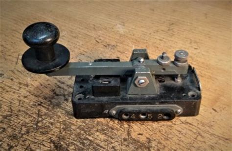 Vintage Soviet Military Morse Telegraph Key Bakelite Ebay