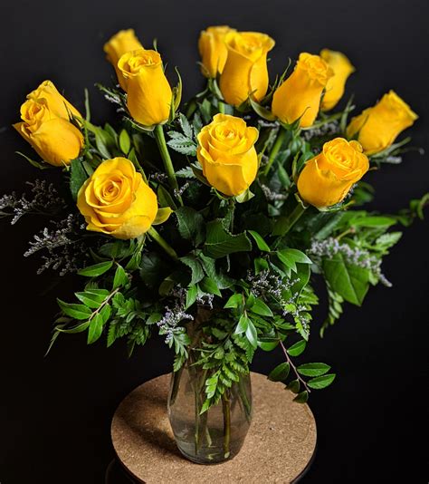 Yellow Rose Bouquet Ithaca Flower Shop