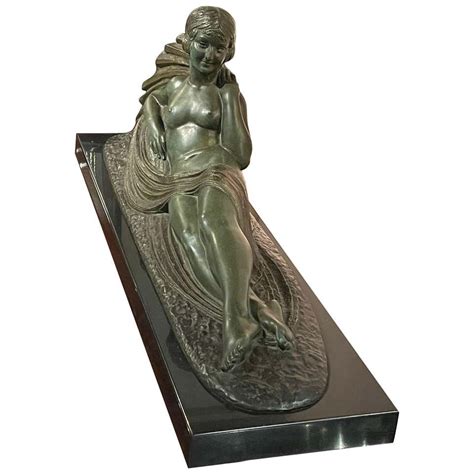 Bronze Art Deco Nude Sculpture By S Melani For Sale At 1stdibs S