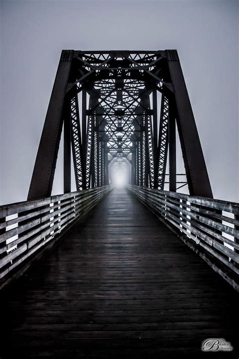 Foggy Bridge By Adam Baxter Bridge Foggy George Washington Bridge