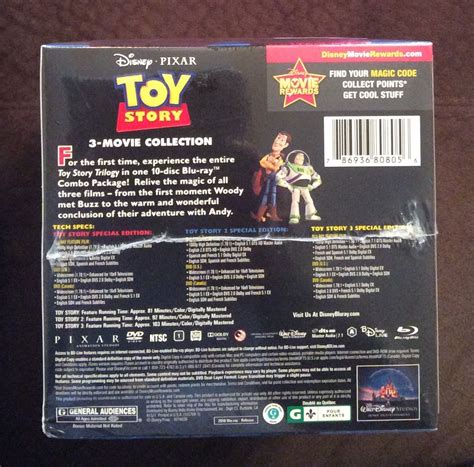 Disney Toy Story 3 Movie Collection Bluray Dvd Digital Copy