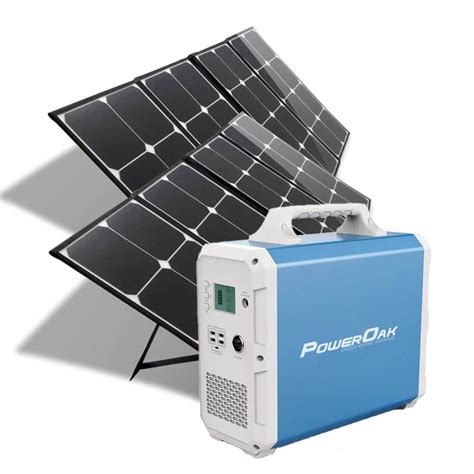 Kit solar portátil 1000W 1500Wh 2x 120W plegable LLUMOR Energía solar