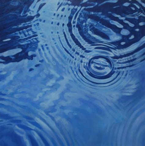 Ripple Effect Painting Organic Art Painting Water Art Water Painting
