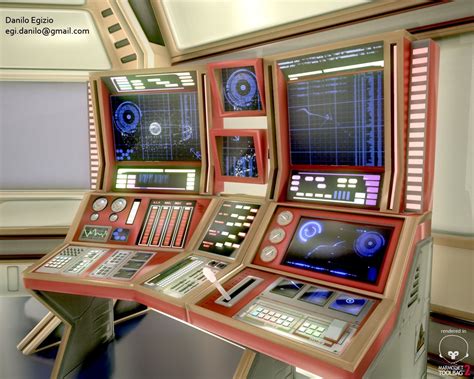 A Futuristic Control Panel By Danilo Egizio 3dart Games