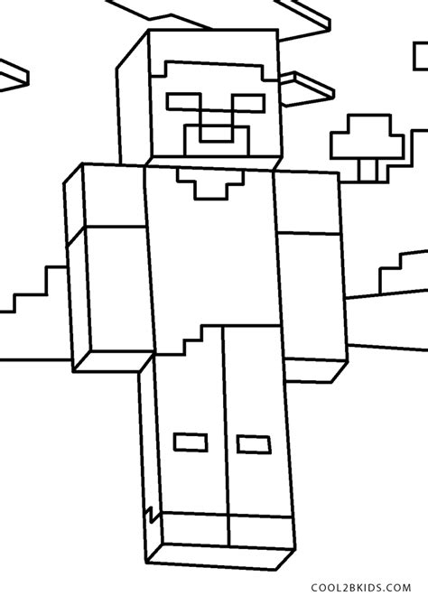 Herobrine Coloring Pages