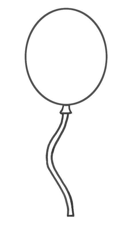 Free Colouring Sheets Balloons Clipart Best