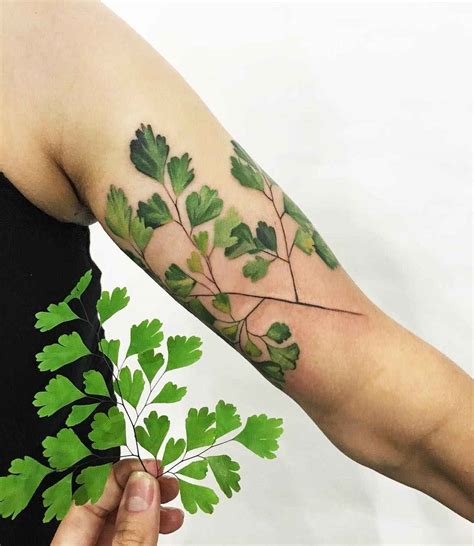 Botanical Tattoo или ботанические татуировки один из молодых трендов