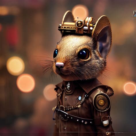 Noble Steampunk Squirrel By Enchantedhawke On Deviantart