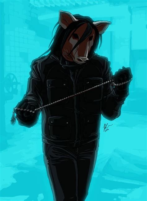 Definitive sample of 5/5 movie. SAW: Pig Head (Hoffman) V2 by Hexfloog.deviantart.com on ...