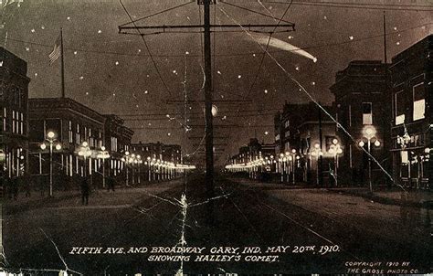 The 1910 Approach Of Halleys Comet Was The First Time Photographs And
