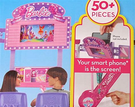 Barbie Malibu Ave Shopping Mall 50 Pieces Playset W Working Escalator