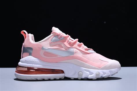 Womens Nike Air Max 270 React Bleached Coralecho Pink White