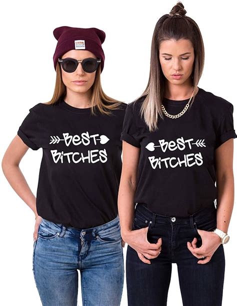 Best Friends T Shirts Für Zwei Mädchen 1 Stück Best Bitches Sister T