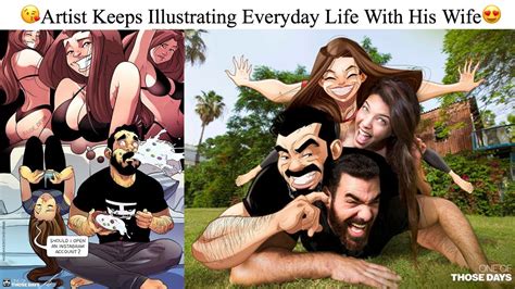 Artist Keeps Illustrating Life With His Wife Paintingtube