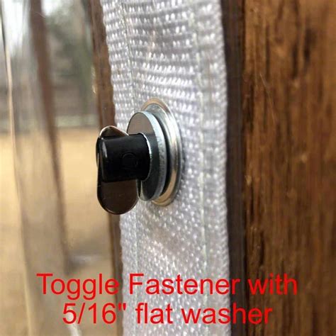 Toggle Tarp Fastener Works With A 1 Spur Or 2 Plain Grommets Come In