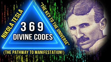 ️ The Secret Of Nikola Tesla 3 6 9 Divine Codes 369 Manifestation